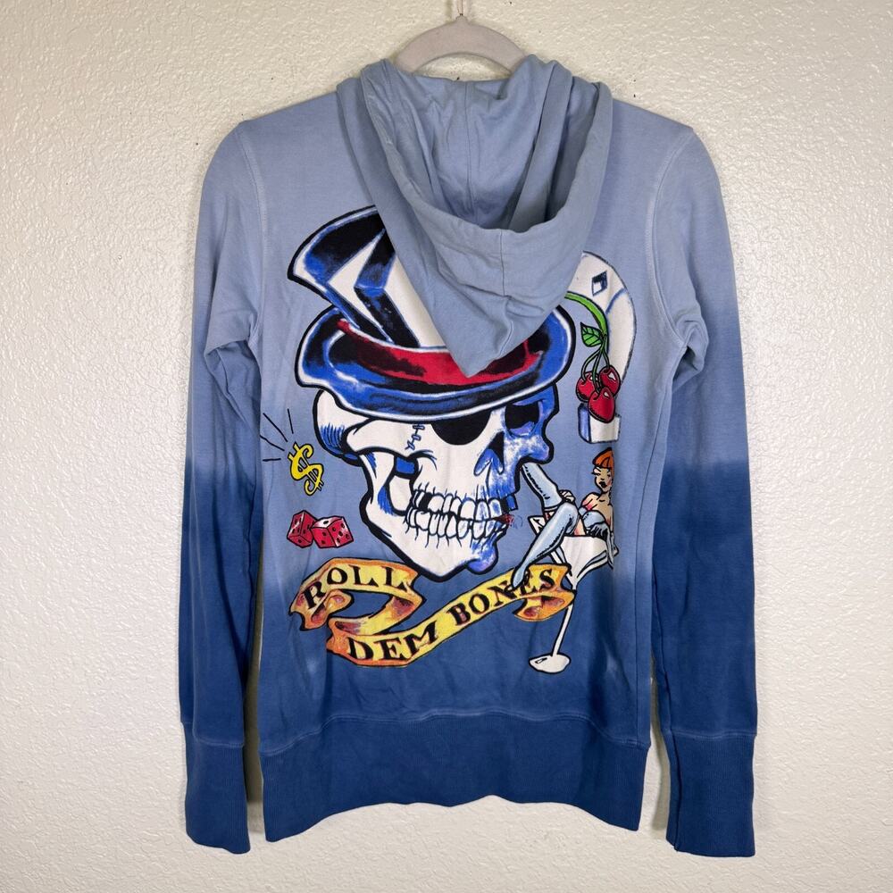 Amal Guessous A&G Y2K Jacket Womens Large Skull Dice Rock N Roll Couture NEW